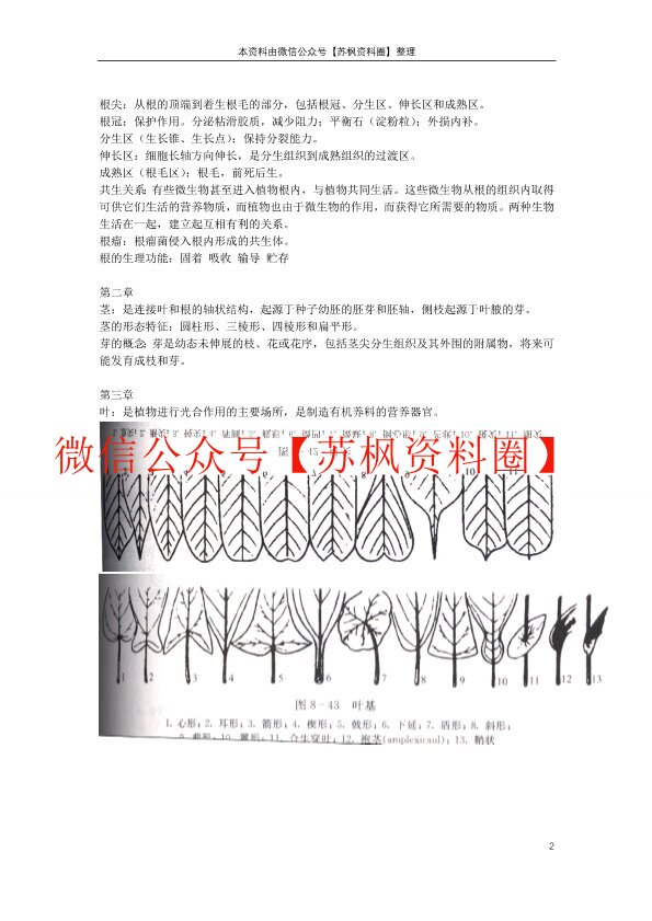 园林植物学